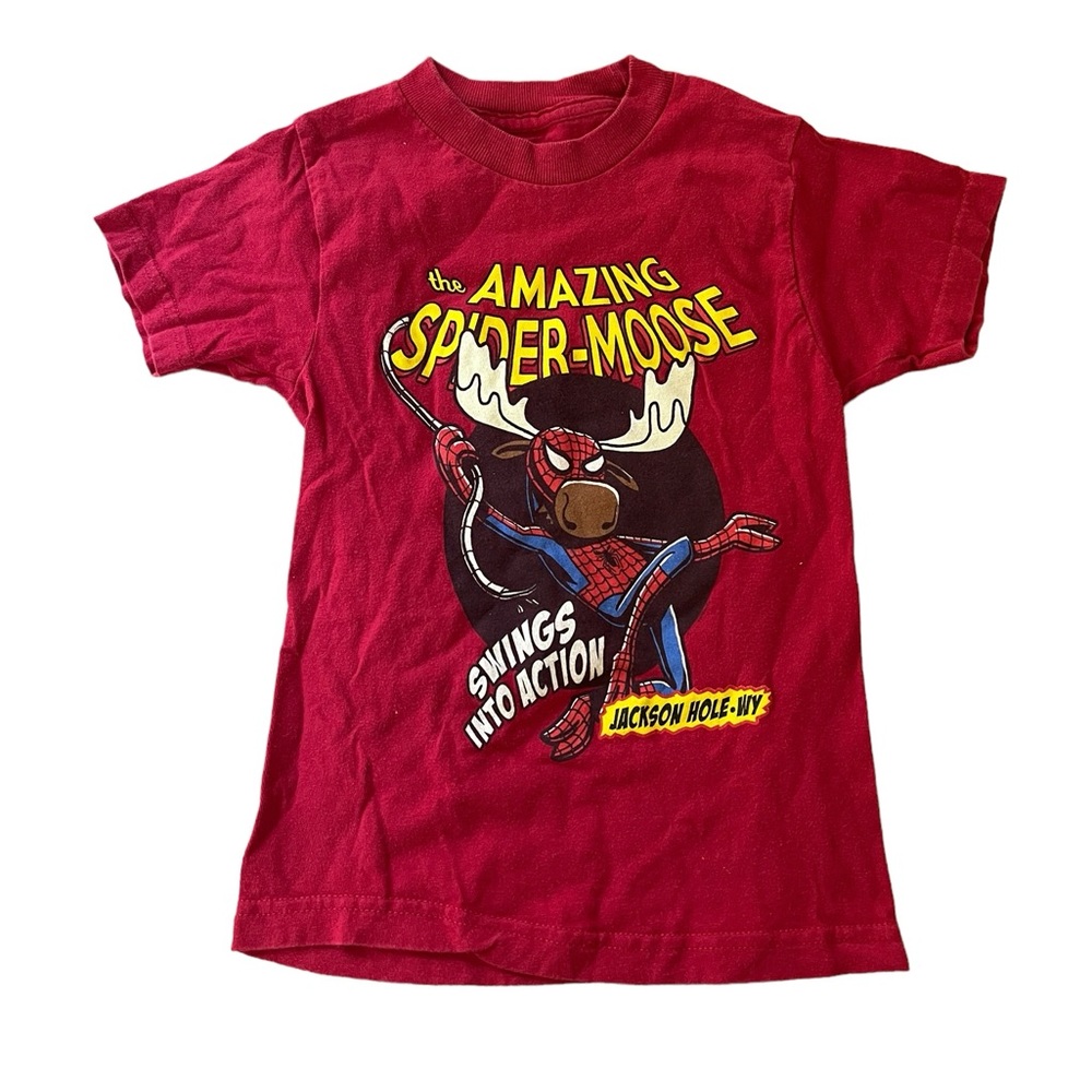 The Amazing SpiderMoose graphic tee shirt size extra small
